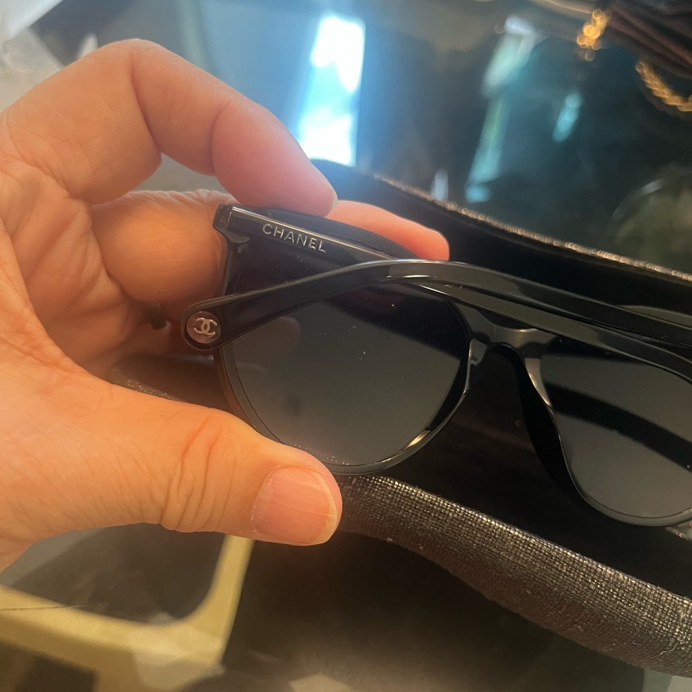 Chanel Black Sunglasses